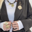 completo giacca over e pantalone modello wide leg velvet